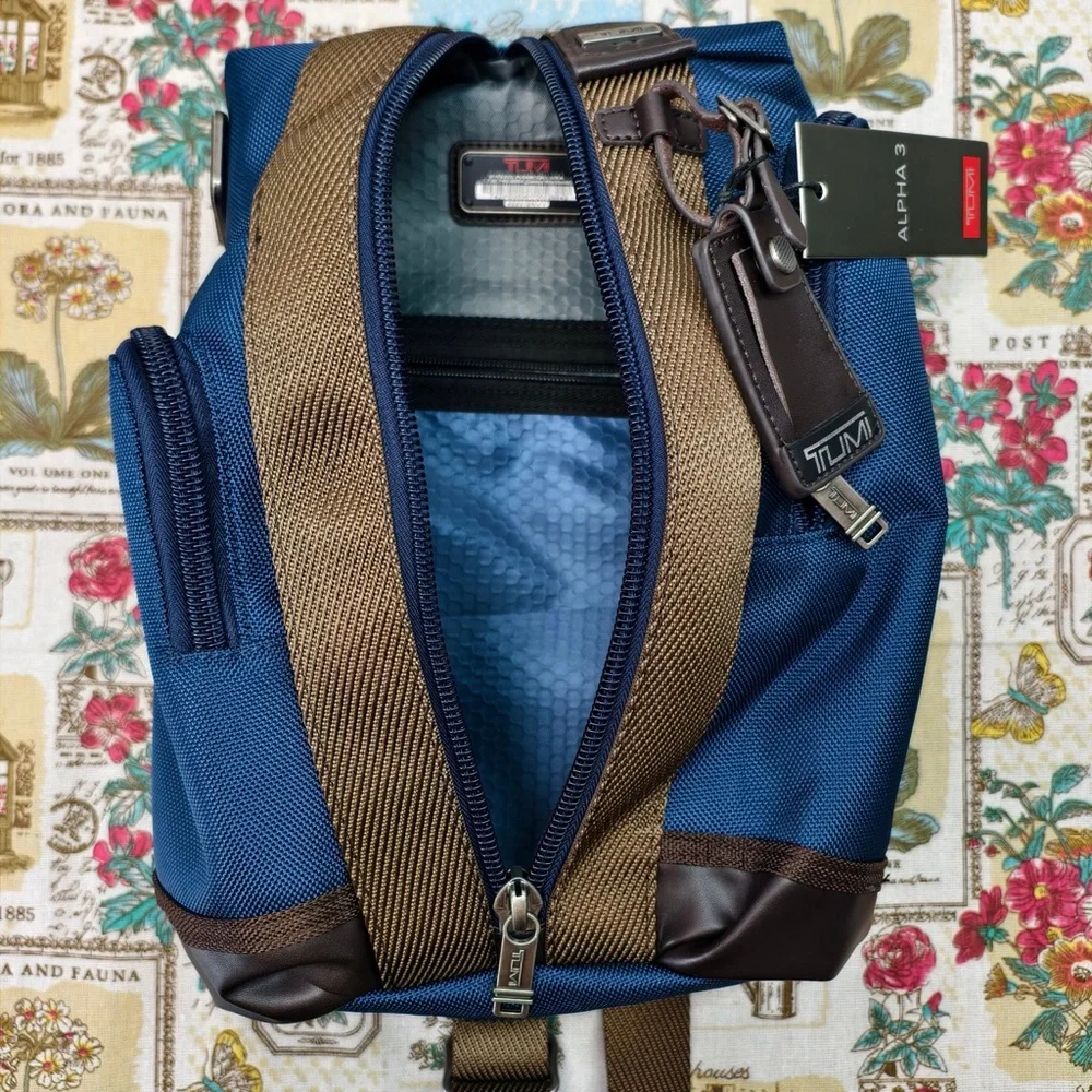 Tumi Alpha Bravo Monterey Blue Anti-Theft Sling | Tactical Crossbody Bag